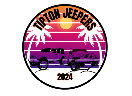 Two JEEPS w/ Sunset