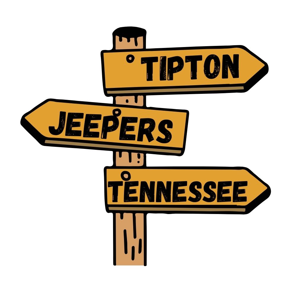 Three way direction sign